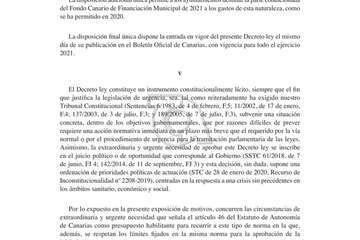 Decreto Ley del Gobierno de Canarias de 23 de diciembre de 2020 autorizando la competencia municipal para las escuelas infantiles/TA.